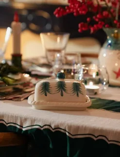 Anna + Nina Köksförvaring|Christmas Forest Butter Dish - Smörbyttor