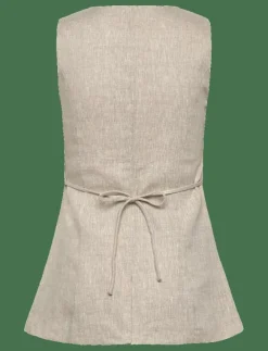 Kvinnor Malina Kavajer|Cielo Linen Vest - Kavajer