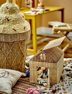 Bloomingville Cillie Basket w/Lid - Förvaringskorgar|Barn Inredning|Inredning