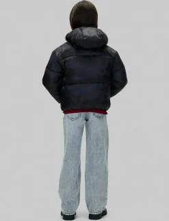 Calvin Klein CK LOGO AOP PUFFER JACKET - Dunjackor & fodrade jackor|Barn Jackor