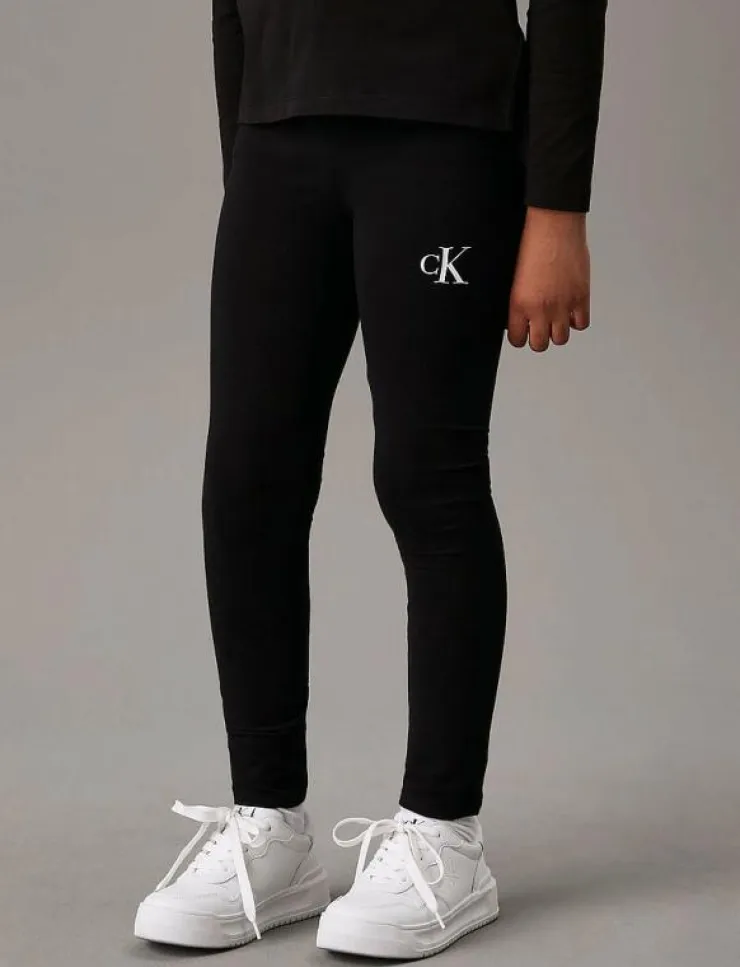 Barn Calvin Klein Basplagg|Nederdelar|CK LOGO LEGGING - Leggings