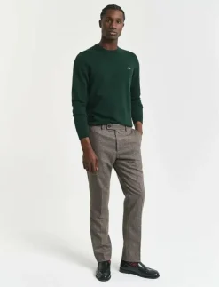 GANT Stickat|CLASSIC COTTON C-NECK - Rundhalsad