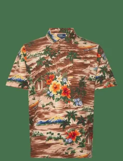 Polo Ralph Lauren Classic Fit Tropical Linen-Cotton Polo - Kortärmade pikéer| Pikéer