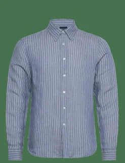 Lexington Clothing Skjortor|Classic Hemp Striped Shirt - Randiga skjortor