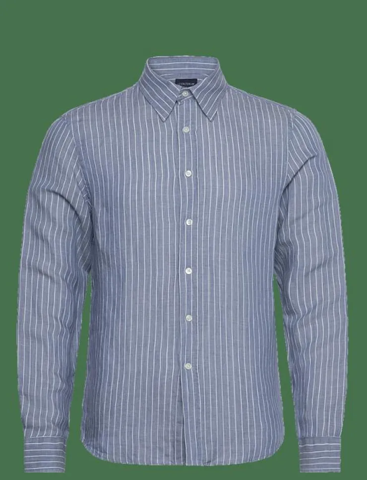 Lexington Clothing Skjortor|Classic Hemp Striped Shirt - Randiga skjortor