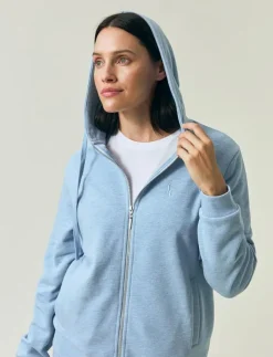Kvinnor Lexington Clothing Sweatshirts|Classic Logo Zip Hoodie - Huvtröjor