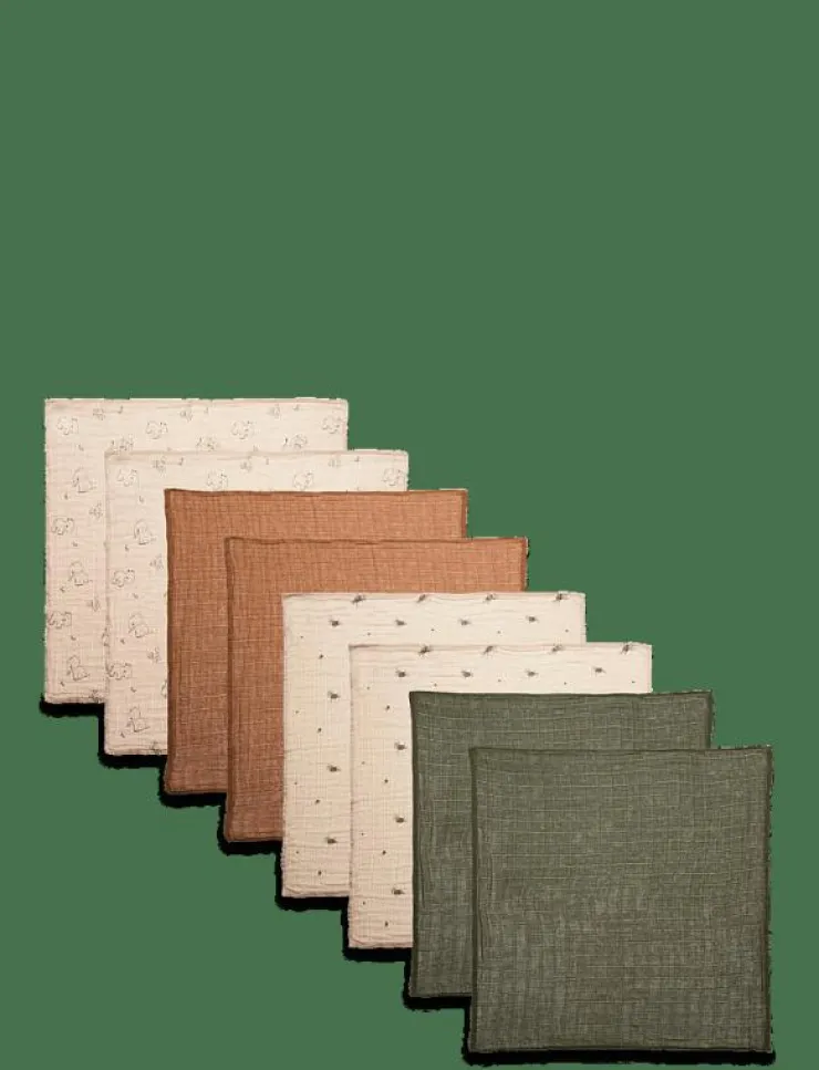 Barn Pippi Sova|Sova|Cloth Muslin (8-pack) - Muslindukar