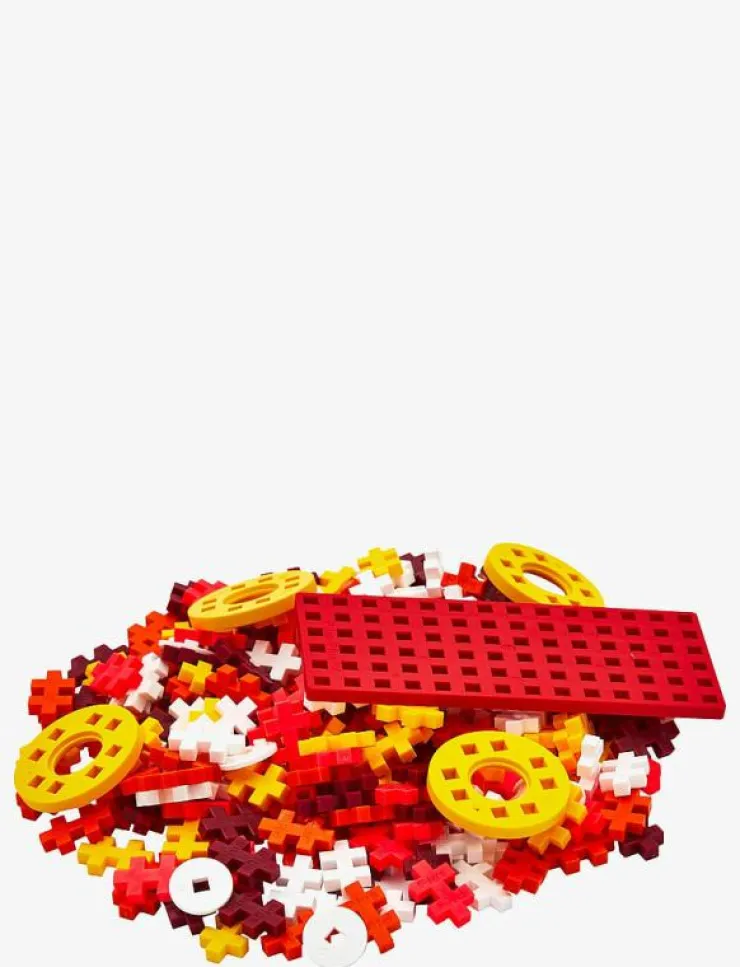 Barn Plus-Plus Klossar & Byggsatser|Color Cars Fire 200 pcs Tube - Byggsats