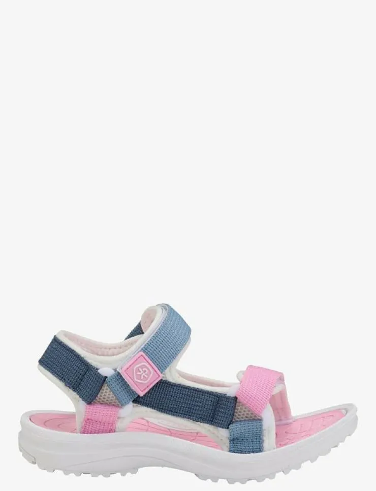 Color Kids Colorblock sandals W. Velcro - Sandaler|Barn Sandaler