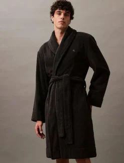Calvin Klein Morgonrockar|Morgonrockar|COMFORT FRENCH TERRY ROBE - Morgonrock