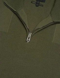 Belstaff COMMANDER QUARTER ZIP JUMPER - Stickat| Stickat