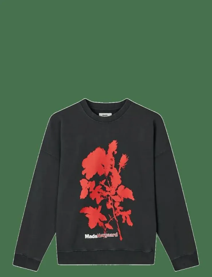 Kvinnor Mads Nørgaard Sweatshirts|Compact Cotton Atli Sweatshirt - Sweatshirts
