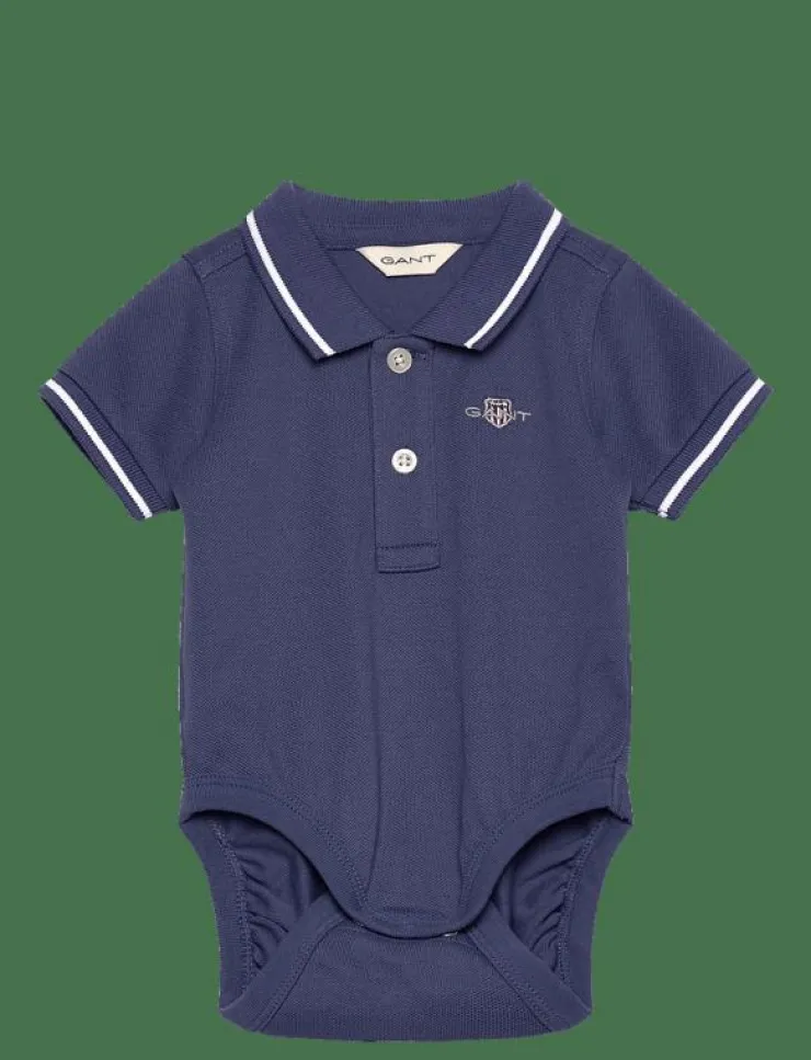 Barn GANT Bodies|CONTRAST TP PIQUE BODY - Kortärmad body