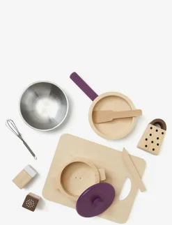 Kid's Concept Cookware play set BISTRO - Tillbehör till leksakskök|Barn Leksakskök & Tillbehör