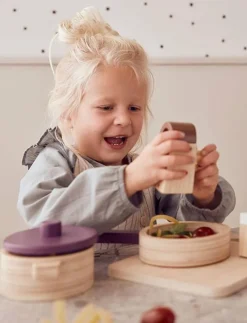 Kid's Concept Cookware play set BISTRO - Tillbehör till leksakskök|Barn Leksakskök & Tillbehör