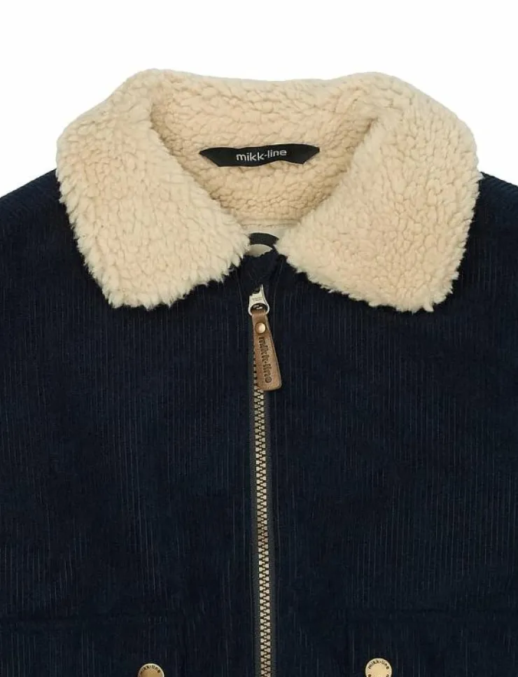 Barn mikk-line Jackor|Corduroy Jacket w Teddy - Jacka