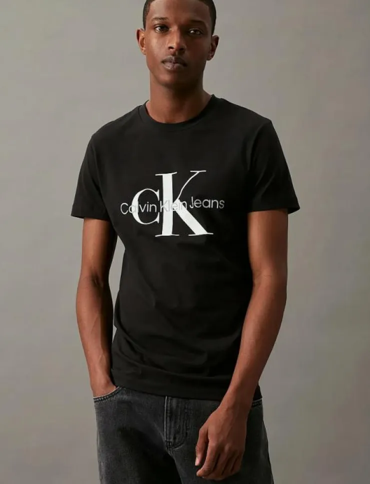 Calvin Klein Jeans CORE MONOLOGO SLIM TEE - Kortärmad t-shirt| T-Shirts