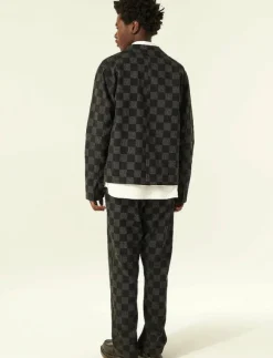 Rue de Tokyo COSIMO JAPANESE SASHIKO CHECK - Jackor & rockar| Overshirts