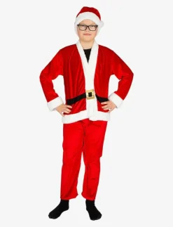 Barn Joker Maskeradkläder & Tillbehör|COSTUME SANTA BOY 4-6 - Maskeradkläder