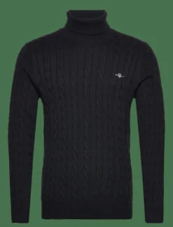 GANT Stickat|COTTON CABLE TURTLE NECK - Polokrage