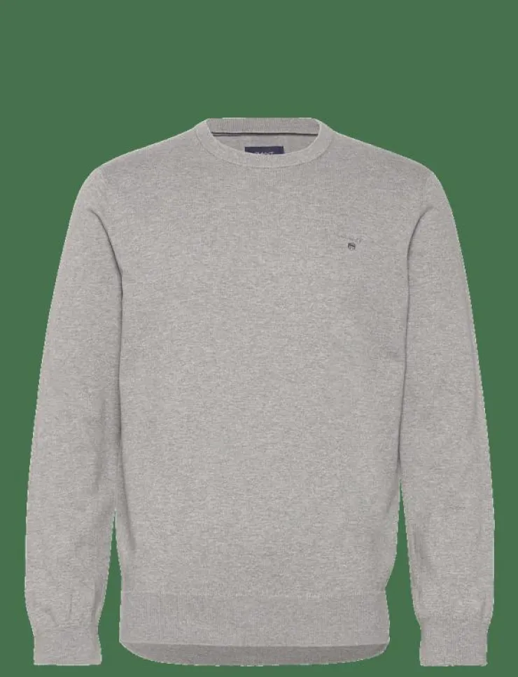 GANT COTTON C-NECK - Rundhalsad| Stickat