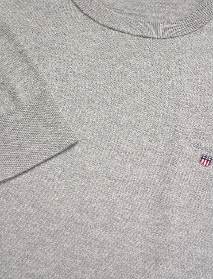 GANT COTTON C-NECK - Rundhalsad| Stickat