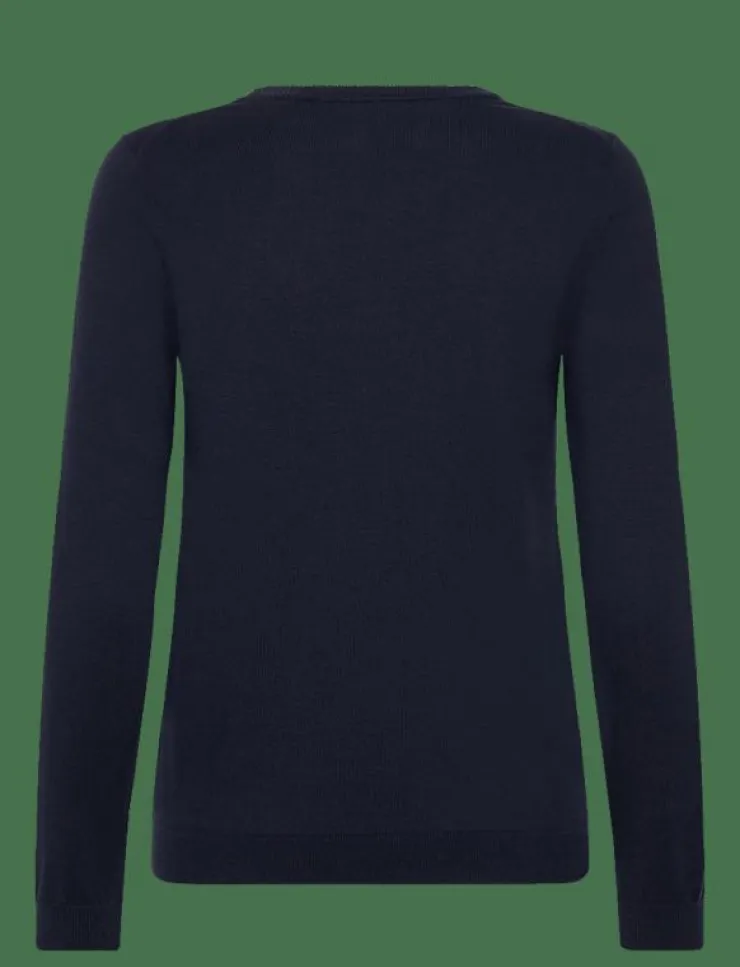Kvinnor GANT Stickat|COTTON C-NECK - Stickat