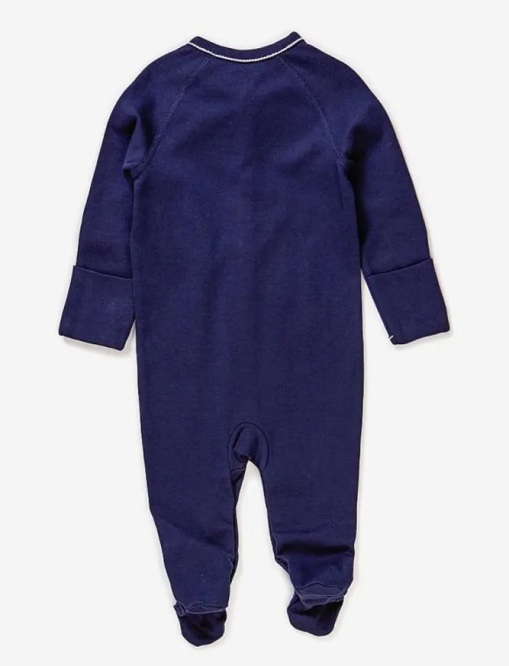 Barn Ralph Lauren Baby Bodysuits|Bodies|Cotton Footed Coverall - Långärmad body