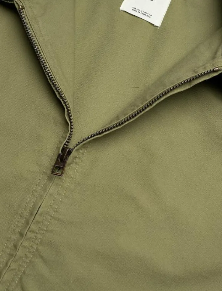 Kvinnor Mango Overshirts|Cotton jacket with contrasting collar - Tunna jackor
