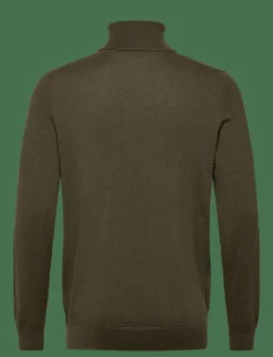 Lyle & Scott Cotton Merino Turtleneck Jumper - Polokrage| Stickat