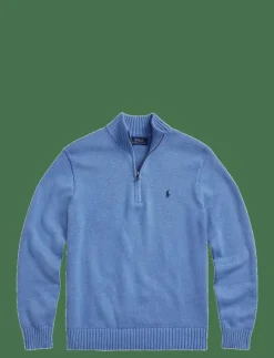 Polo Ralph Lauren Cotton Quarter-Zip Sweater - Polokrage| Stickat