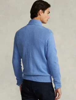 Polo Ralph Lauren Cotton Quarter-Zip Sweater - Polokrage| Stickat