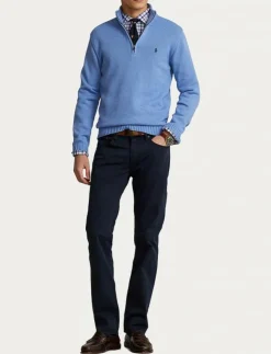 Polo Ralph Lauren Cotton Quarter-Zip Sweater - Polokrage| Stickat