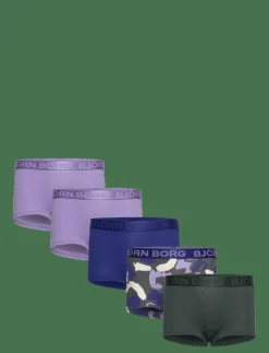 Barn Björn Borg Basplagg|Underkläder|COTTON STRETCH BOXER SHORTS 5p - Trosor
