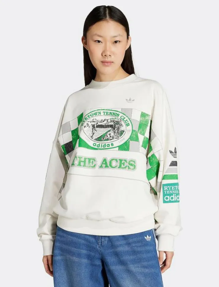 adidas Originals COURT CREW - Sweatshirts|Kvinnor Sweatshirts