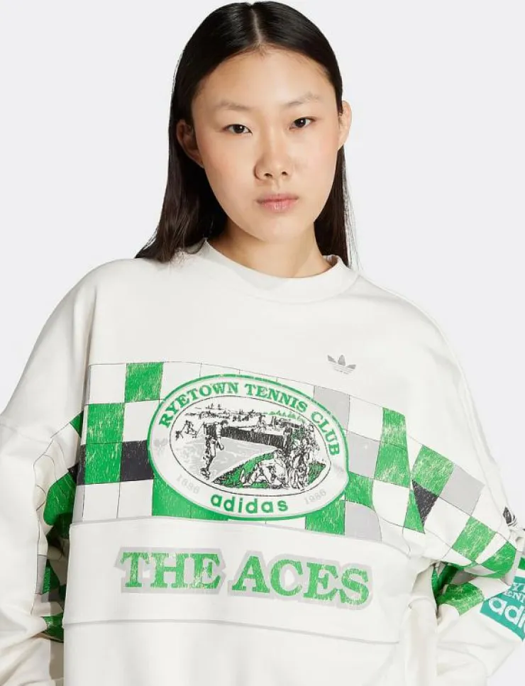 adidas Originals COURT CREW - Sweatshirts|Kvinnor Sweatshirts