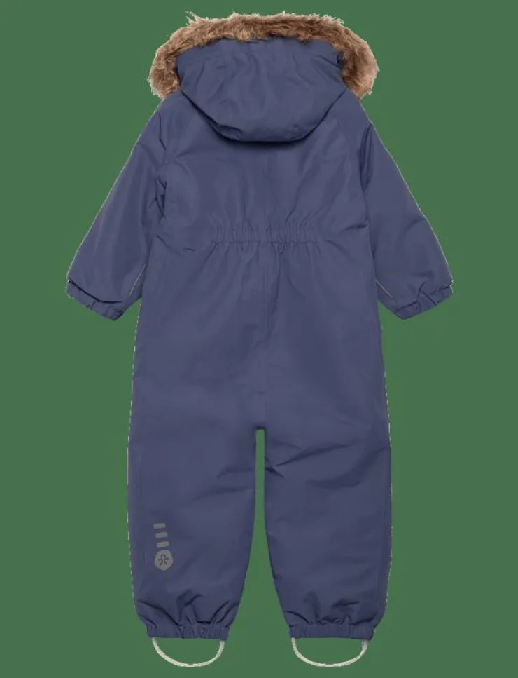 Color Kids Coverall W. Fake Fur - Overaller|Barn Overaller