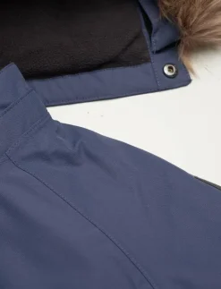 Color Kids Coverall W. Fake Fur - Overaller|Barn Overaller