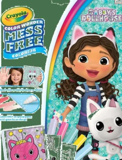 Crayola COLOUR WONDER GABBY'S DOLLHOUSE - Färgpennor|Barn Rita & Pyssla