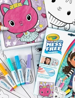Crayola COLOUR WONDER GABBY'S DOLLHOUSE - Färgpennor|Barn Rita & Pyssla