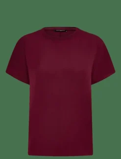 French Connection CREPE LIGHT CREW NECK TOP - T-shirts|Kvinnor T-Shirts & Toppar