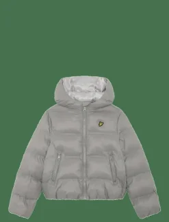 Lyle & Scott Cropped Puffer Coat - Dunjackor & fodrade jackor|Barn Jackor