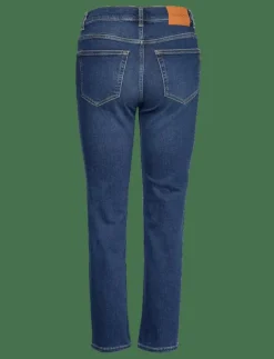 Kvinnor GANT Jeans|CROPPED SLIM STRETCH JEANS - Slim jeans