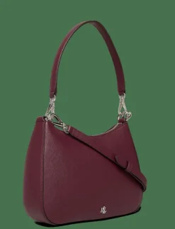 Kvinnor Lauren Ralph Lauren Handväskor|Crossbody Bags|Crosshatch Leather Medium Danni Bag - Handväskor