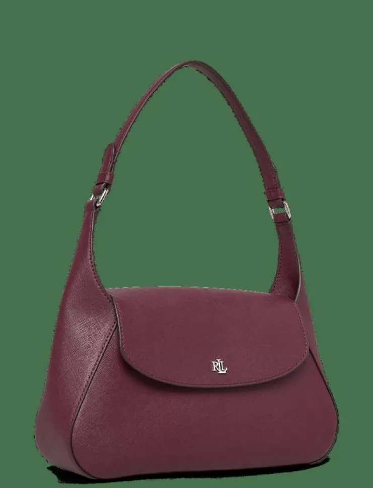 Lauren Ralph Lauren Crosshatch Medium Schylar Shoulder Bag - Handväskor|Kvinnor Handväskor|Axelremsväskor