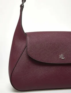 Lauren Ralph Lauren Crosshatch Medium Schylar Shoulder Bag - Handväskor|Kvinnor Handväskor|Axelremsväskor