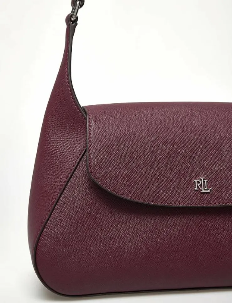 Lauren Ralph Lauren Crosshatch Medium Schylar Shoulder Bag - Handväskor|Kvinnor Handväskor|Axelremsväskor
