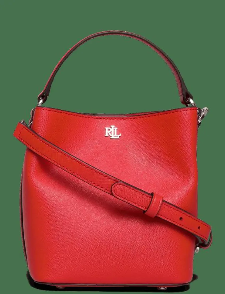 Lauren Ralph Lauren Crosshatch Small Reese Bucket Bag - Bucketväskor|Kvinnor Bucket Bags|Axelremsväskor