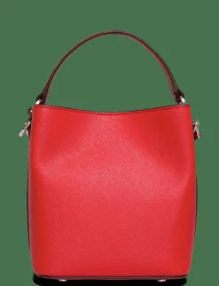 Lauren Ralph Lauren Crosshatch Small Reese Bucket Bag - Bucketväskor|Kvinnor Bucket Bags|Axelremsväskor