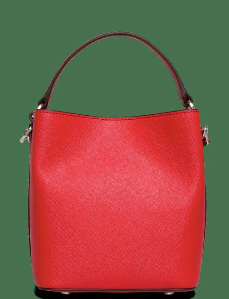 Lauren Ralph Lauren Crosshatch Small Reese Bucket Bag - Bucketväskor|Kvinnor Bucket Bags|Axelremsväskor